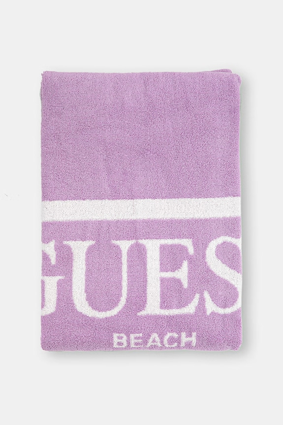 Guess prosop de plajă din bumbac H6GZ03.SG00P.PPY2.M violet SS26