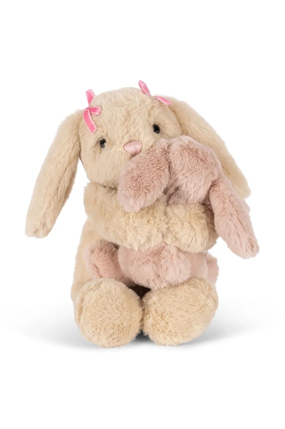 Chłopiec Konges Sløjd przytulanka dziecięca BUNNY HUGS KS105291.PPY2 beżowy