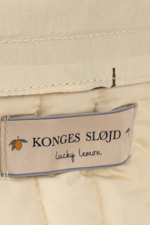 Konges Sløjd pamučna košara za bicikl za lutke DOLL BIKE SEAT KS105330.PPY2 bež