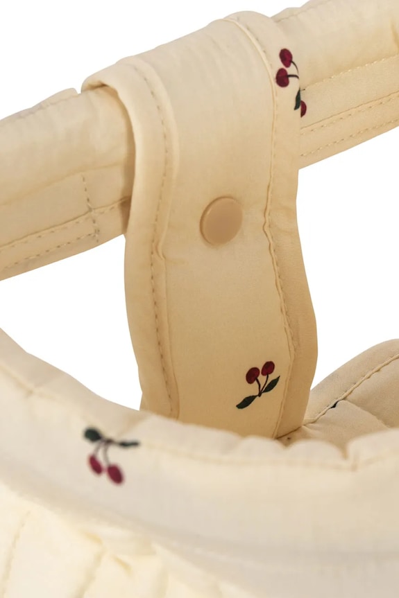 Konges Sløjd coș de bicicletă pentru păpuși, pentru copii, din bumbac DOLL BIKE SEAT roz KS105330.PPY2