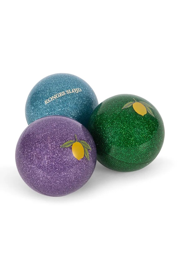Konges Sløjd zestaw zabawek dziecięcych 3 PACK SPARKLY BALLS multicolor KS105405.PPY2