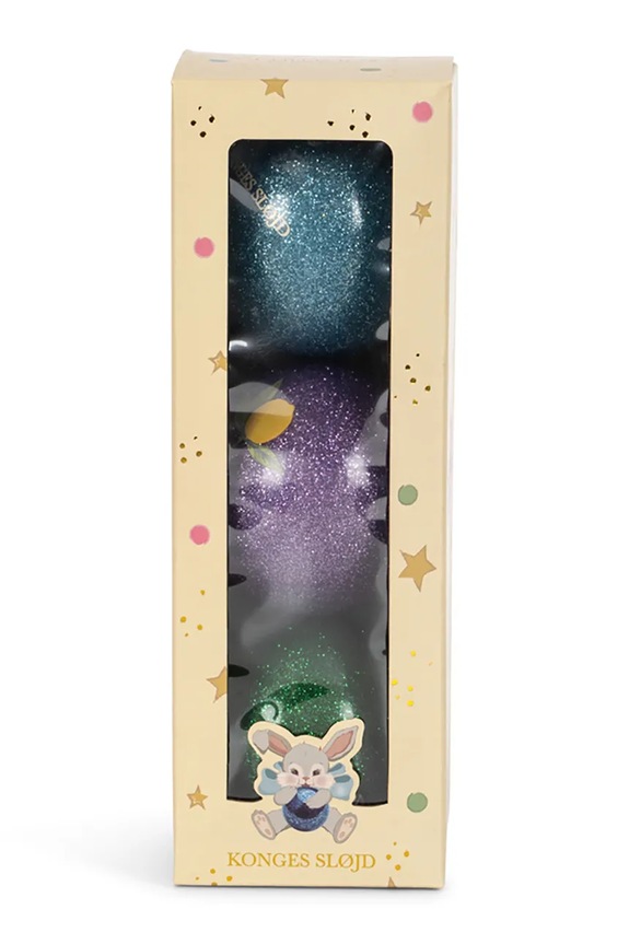 Chłopiec Konges Sløjd zestaw zabawek dziecięcych 3 PACK SPARKLY BALLS KS105405.PPY2 multicolor