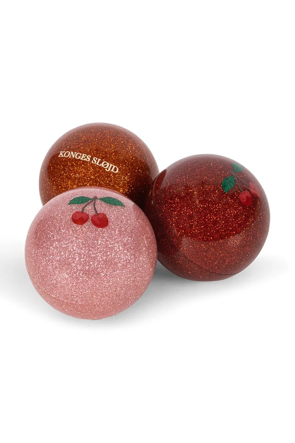 Konges Sløjd zestaw zabawek dziecięcych 3 PACK SPARKLY BALLS multicolor KS105405.PPY2