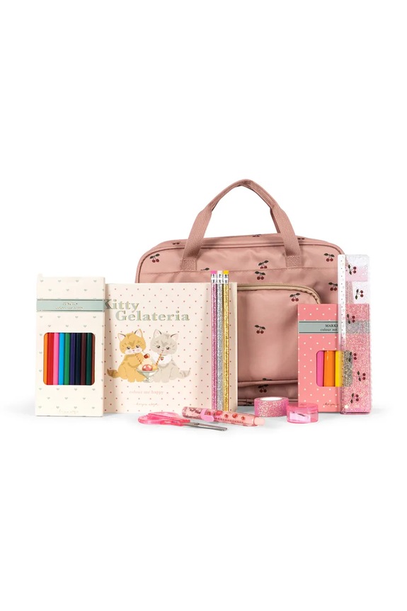 Konges Sløjd torba dziecięca HOLIDAY ESSENTIALS BAG różowy KS105419.PPY2