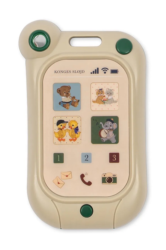 Konges Sløjd zabawka dziecięca MY FIRST PHONE beżowy KS105505.PPY2