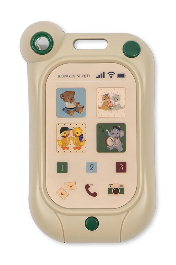 Konges Sløjd zabawka dziecięca MY FIRST PHONE beżowy KS105505.PPY2