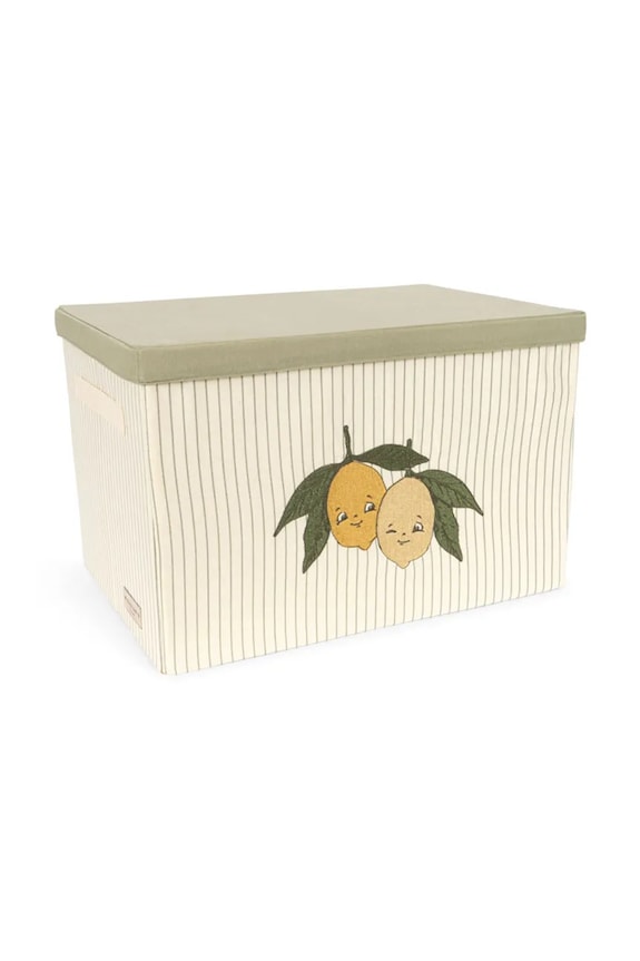 Konges Sløjd kosz na zabawki dziecięce STORAGE BASKET LARGE beżowy KS104437.PPY2