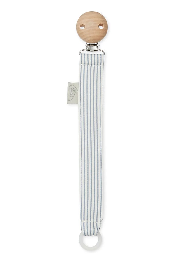 Cam Cam Copenhagen suport pentru suzetă pentru copii Classic Stripes Blue bej 951A.P85