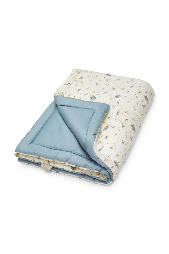 Cam Cam Copenhagen deka dojčenská bavlnená Sea Garden 672.P89 modrá SS26