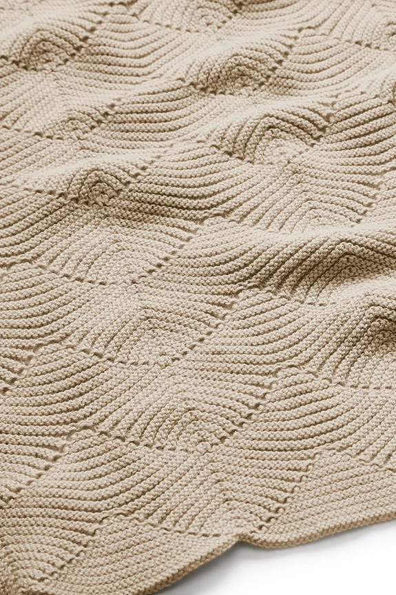 Cam Cam Copenhagen pătură pentru bebeluși din bumbac Almond 614.95 bej SS26
