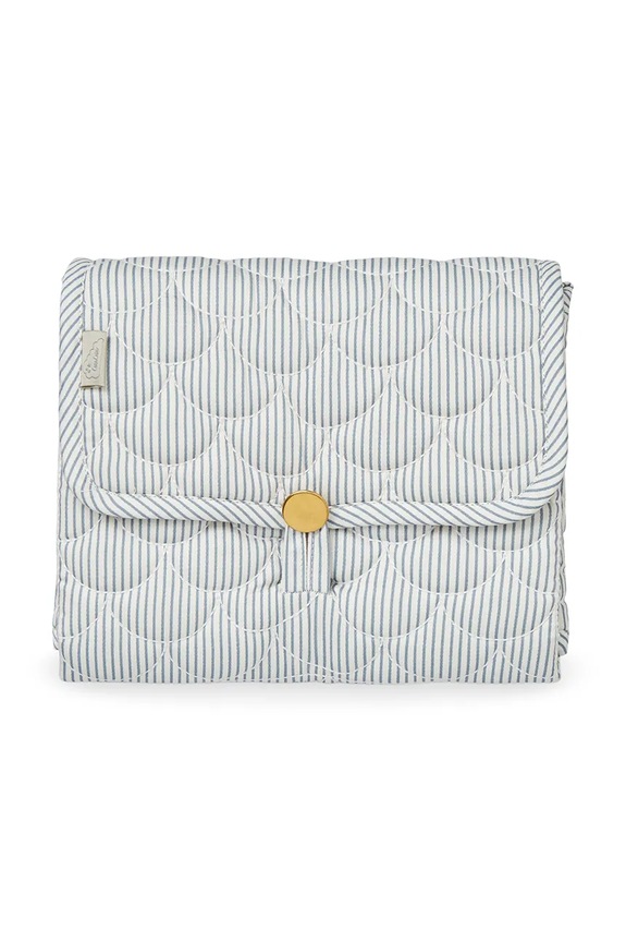 Cam Cam Copenhagen mata do przewijania niemowlęca Classic Stripes Blue, Praline niebieski 301.P85
