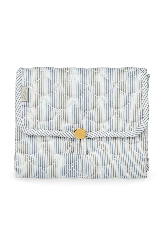 Cam Cam Copenhagen mata do przewijania niemowlęca Classic Stripes Blue, Praline niebieski 301.P85