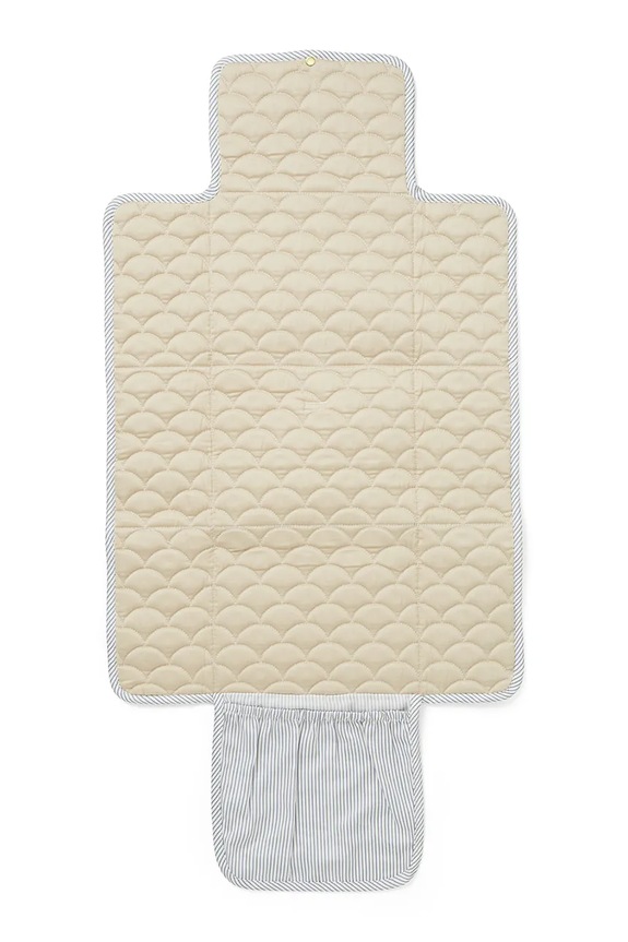 Cam Cam Copenhagen mata do przewijania niemowlęca Classic Stripes Blue, Praline 301.P85 niebieski SS26