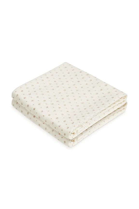 Cam Cam Copenhagen scutec pentru copii, din bumbac Rowan pachet de 2 bej 507.P102
