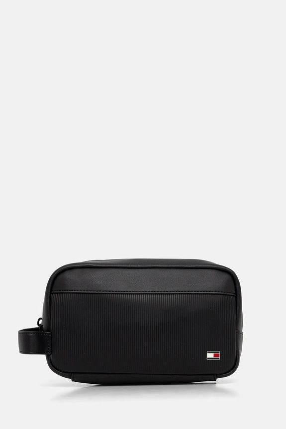 Kozmetična torbica Tommy Hilfiger črna AM0AM13949