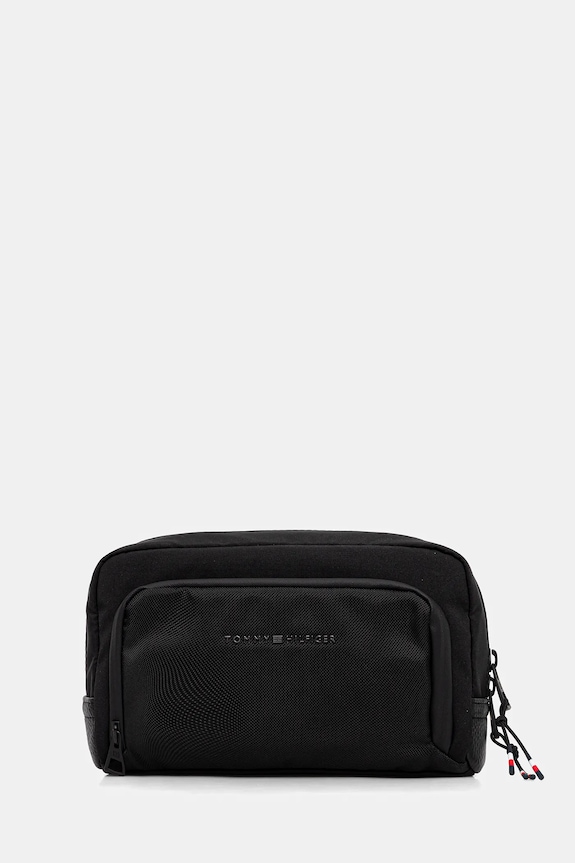 Kozmetična torbica Tommy Hilfiger črna AM0AM13950