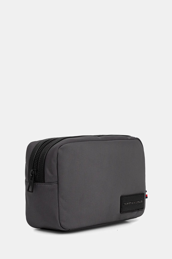 Kozmetična torbica Tommy Hilfiger AM0AM13951 siva SS26