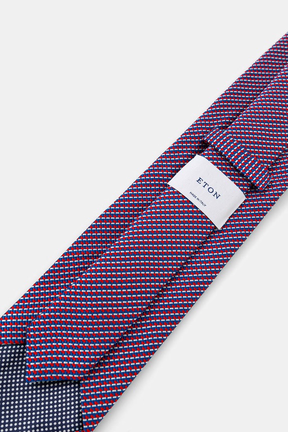Γραβάτα με προσθήκη μεταξιού Eton 100014629 κόκκινο SS26