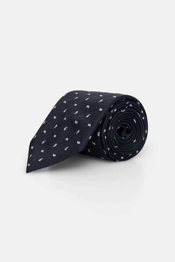 BOSS cravată din mătase H-TIE CM 7.5 ONE bleumarin 50556050