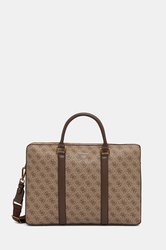 Obal na notebook Guess MILANO vzorovaný hnedá HMMILO.P6169