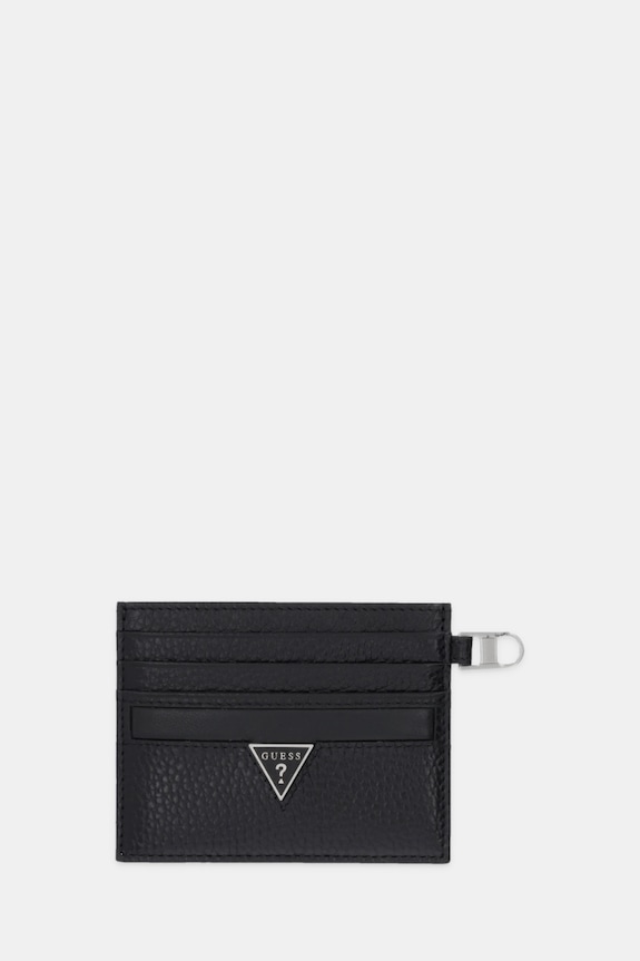 Guess etui na karty skórzane MONACO etui na karty czarny SMMOGR.LEA25