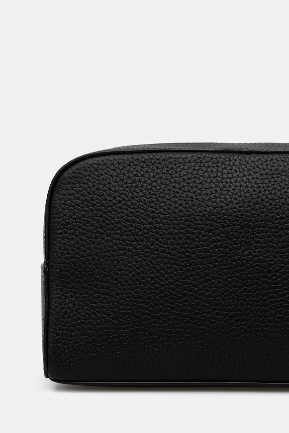 Αξεσουάρ Δερμάτινη τσάντα καλλυντικών Calvin Klein LV04D1031G μαύρο