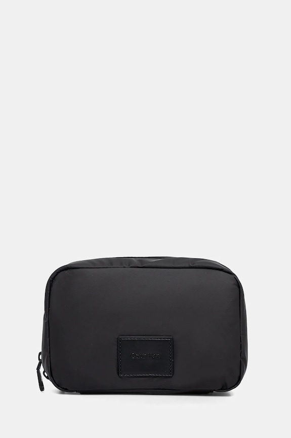 Calvin Klein kozmetikai táska Planet friendly fekete LV04D1152G