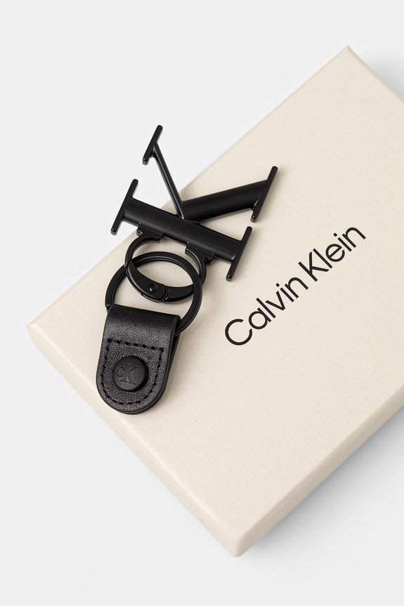 Akcesoria Calvin Klein brelok męski skórzany LV04D1157G czarny