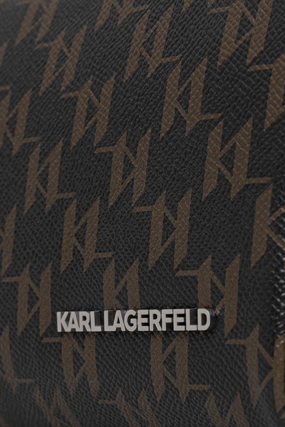 Αξεσουάρ Νεσεσέρ καλλυντικών Karl Lagerfeld K/MONOGRAM B1M32056 καφέ