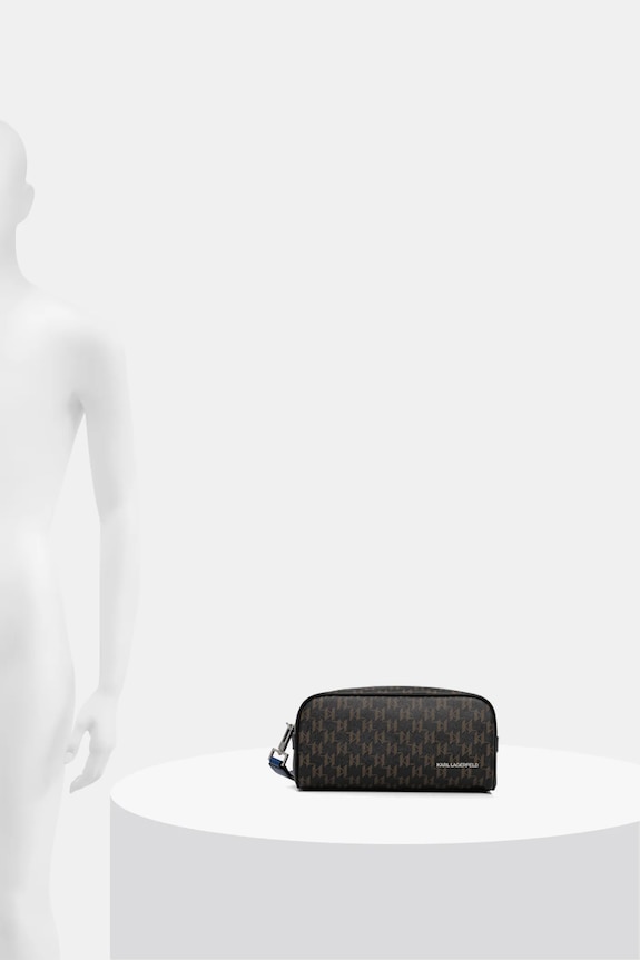 Νεσεσέρ καλλυντικών Karl Lagerfeld K/MONOGRAM B1M32056 καφέ