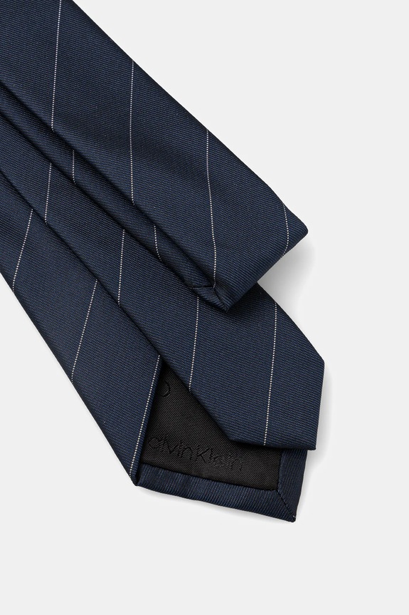 Γραβάτα με προσθήκη μεταξιού Calvin Klein CK2111E003 σκούρο μπλε SS26