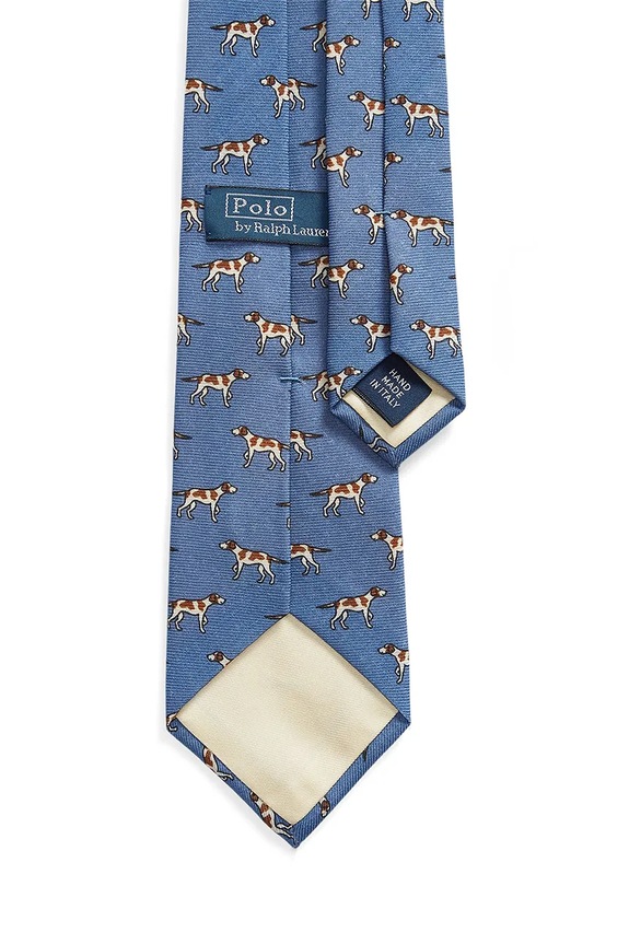 Polo Ralph Lauren gyapjú nyakkendő 712P03919 kék SS26