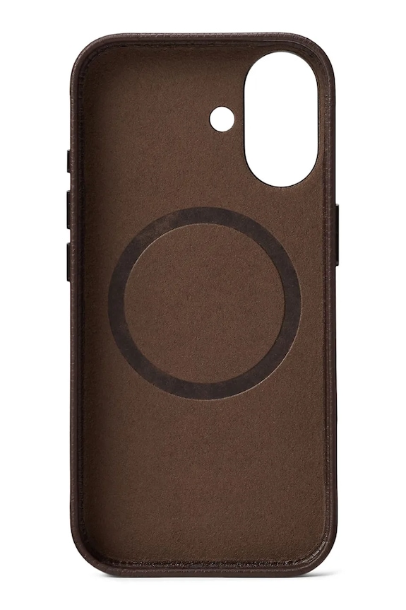 Polo Ralph Lauren custodia in pelle cellurale iPhone 17 405P17553 marrone SS26