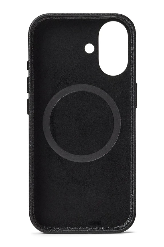 Polo Ralph Lauren custodia in pelle cellurale iPhone 17 405P17553 nero SS26