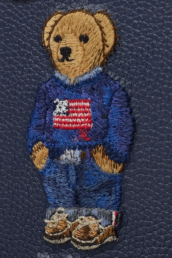 Accessori Polo Ralph Lauren custodia in pelle cellurale iPhone 16 405P17560 blu navy