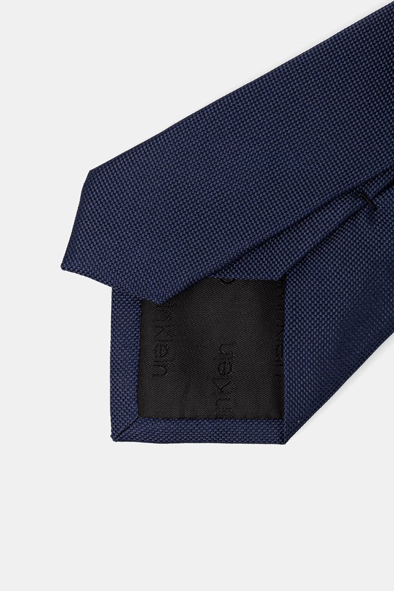 Calvin Klein krawat męski jedwabny CK2011E010 granatowy SS26