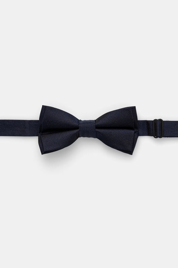 Calvin Klein mucha męska jedwabna granatowy CK2021E001