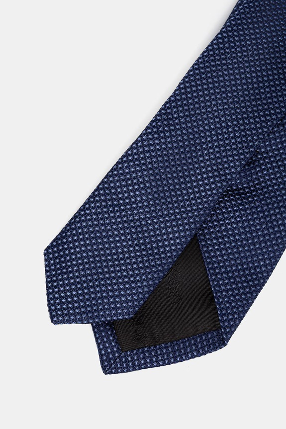 Calvin Klein cravată pentru bărbați, cu mătase CK2311E006 bleumarin SS26