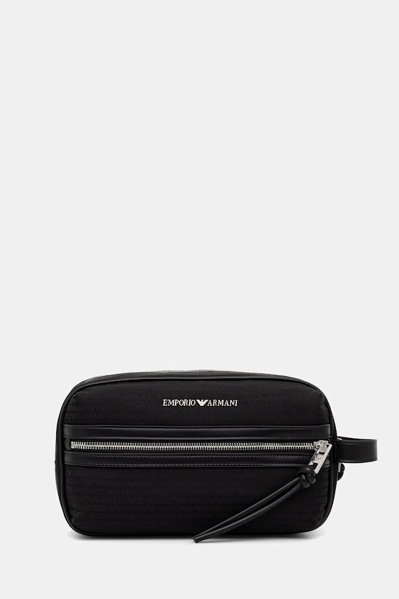 Kozmetična torbica Emporio Armani črna EM005401.AF14637