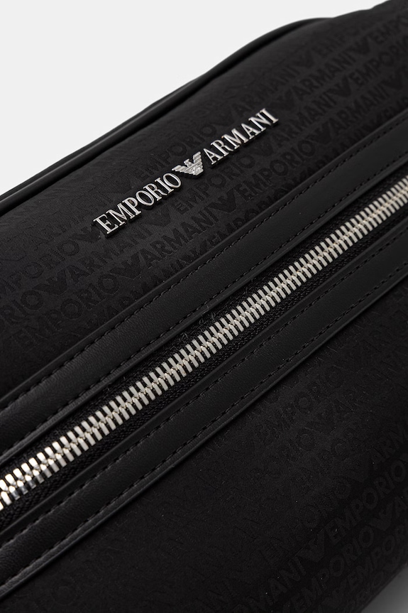 Kozmetična torbica Emporio Armani črna EM005401.AF14637