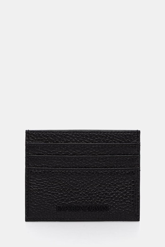 Dodaci Etui za kartice i kožni remen Emporio Armani EM002772.AF13396 crna