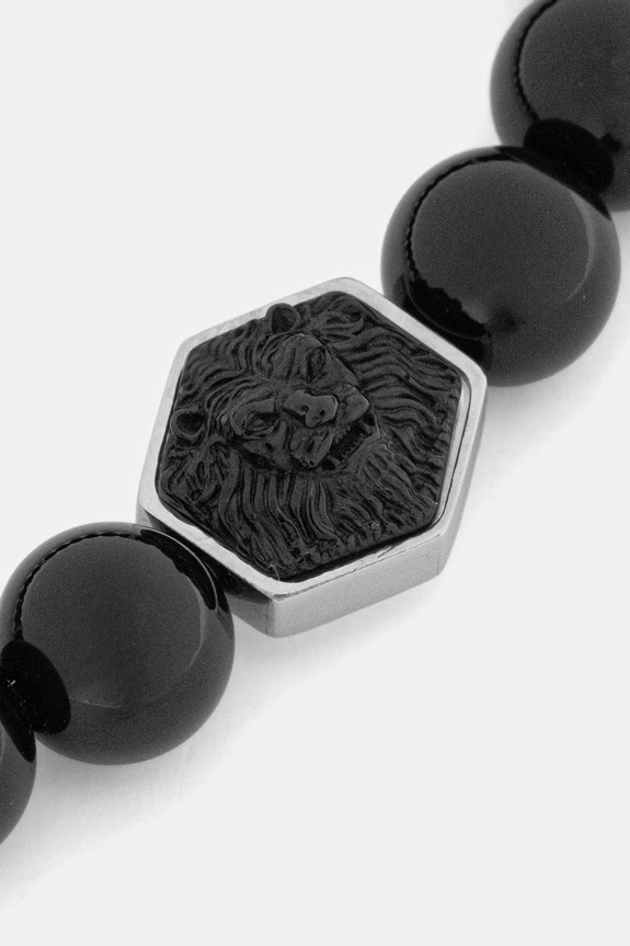 Βραχιόλι Guess LION KING JUMB06.005JW μαύρο SS26