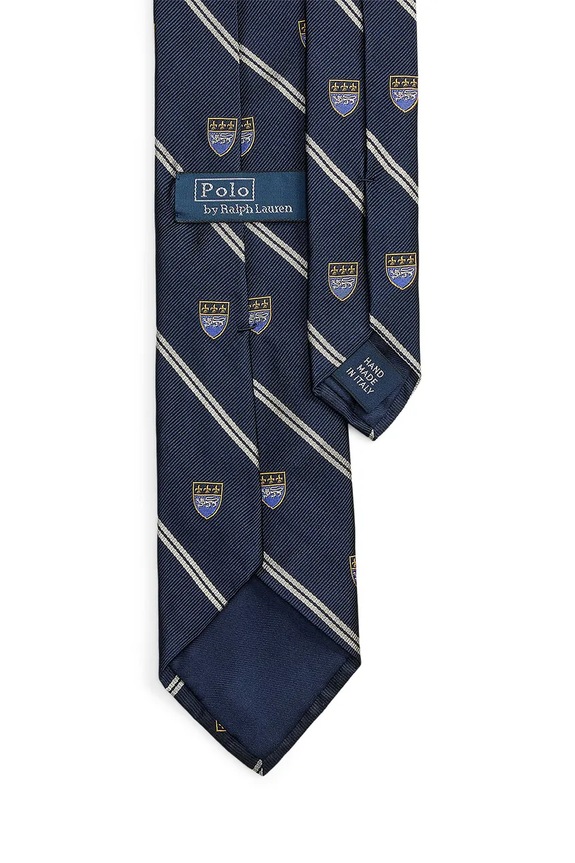 Polo Ralph Lauren cravatta da uomo in seta 712B13434 blu navy SS26