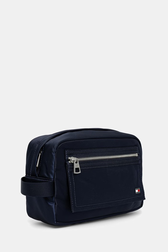 Tommy Hilfiger cestovná kozmetická taška pánska AM0AM14111 tmavomodrá SS26
