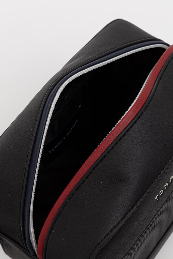 Tommy Hilfiger trusă cosmetică pentru bărbați, cu imitație de piele negru AM0AM14161