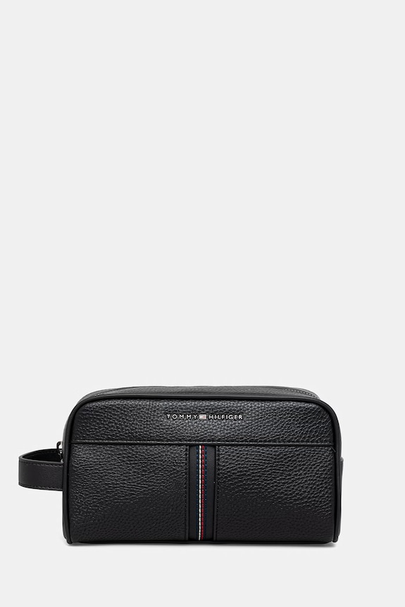 Tommy Hilfiger Borsa cosmetica da uomo nero AM0AM14172