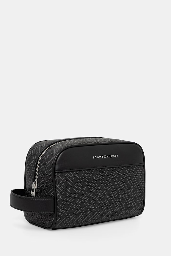 Tommy Hilfiger cestovná kozmetická taška pánska AM0AM14298 čierna SS26