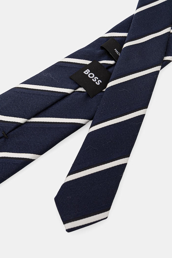 BOSS kravata za muškarce od svile TIE CM 7.5 262 50560845 mornarsko plava SS26