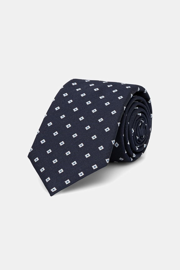 BOSS kravata moška TIE CM 7.5 262 mornarsko modra 50560857