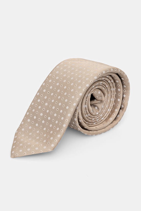 BOSS kravata za muškarce od svile TIE CM6 262 bež 50562105